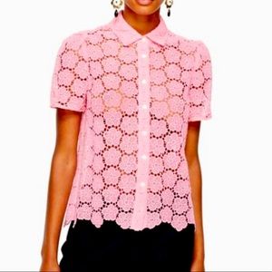 Kate Spade Bloom Lace Top - M